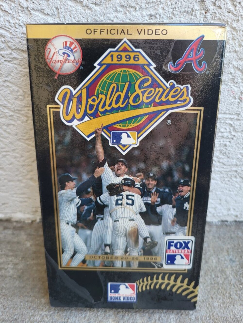 Official VHS Video 1996 World Series Yankees vs Braves NEW SEALED Sponsor WFAN